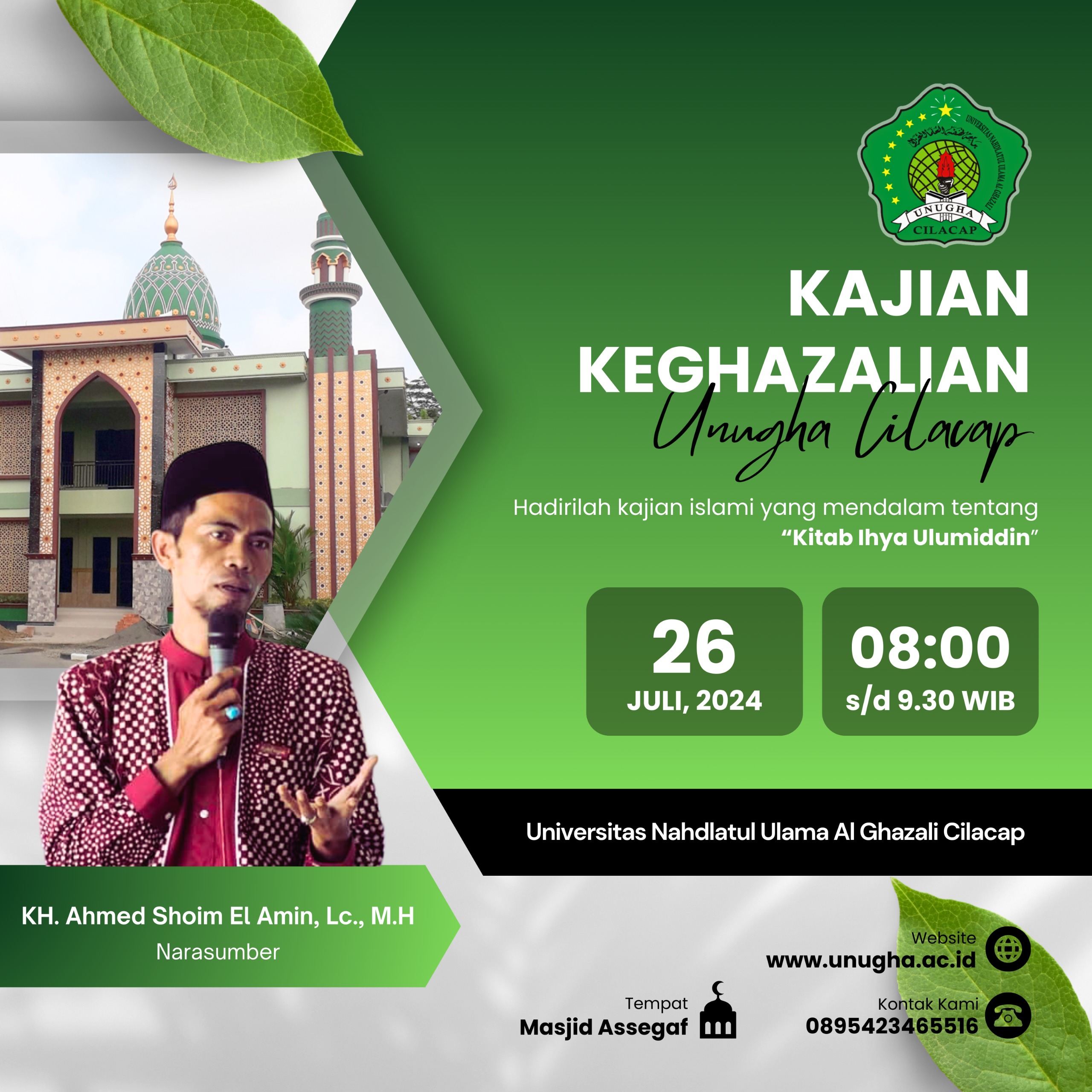 Kajian Ihya Ullumaddin Rutinan Jumat Pagi
